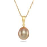 Golden South Sea Pearl Pendant - Dracakis Jewellers